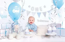 balony-zestaw-dekoracji-roczek-1st-birthday-srebrny
