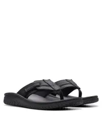 clarks-klapki-meskie-japonki-skora-naturalna-czarne-46-jla