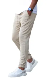 madmext-meskie-spodnie-dresowe-bezowe-z-mankietem-dlugie-xl-5da