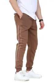 madmext-meskie-spodnie-dresowe-brazowe-z-lampasami-i-mankietem-xxl-5da