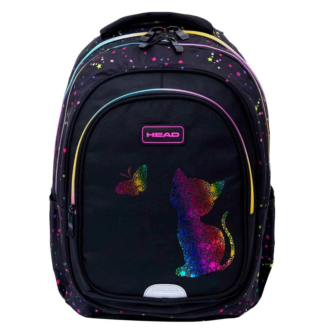 plecak-3-komory-golden-effect-rainbow-kitty-astrabag-stan-nowy