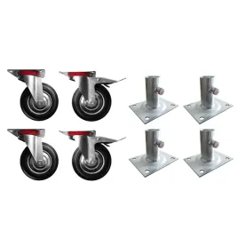4x-podstawka-kolo-z-hamulcem-fi-160mm-kolo-bez-hamulca-do-warszawskiego