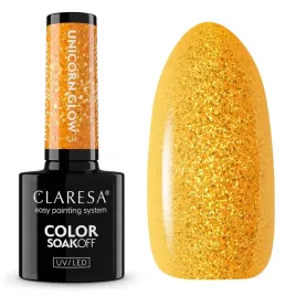 claresa-lakier-hybrydowy-unicorn-glow-pomaranczowy-opalizujace-drobinki-3