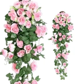 kwitnaca-roza-sztuczne-kwiaty-zwisajace-girlanda-90-cm