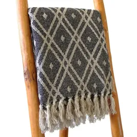 bawelniana-narzuta-boho-black-and-biege-regency