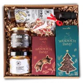 swiateczny-kosz-prezentowy-zestaw-na-prezent-kawa-slodycze-syrop-miod-box