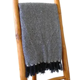bawelniana-narzuta-boho-navy-zigzag