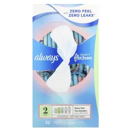always-infinity-flex-foam-with-flexi-wings-size-2-heavy-flow-unscented