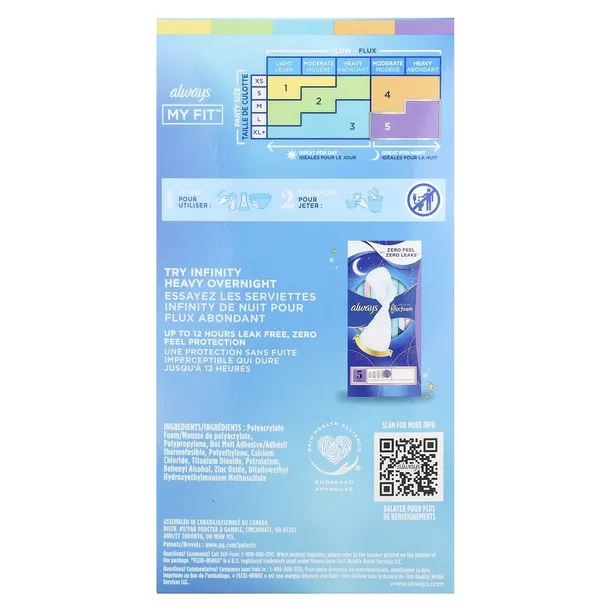 always-infinity-flex-foam-with-flexi-wings-size-2-heavy-flow-unscented-stan-nowy