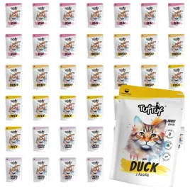mokra-karma-dla-kota-tuftuf-saszetka-mielonka-mix-smakow-zestaw-40x300g