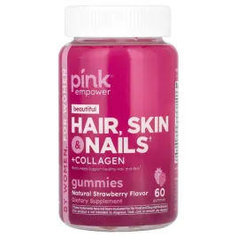 pink-beautiful-hair-skin-and-nails-collagen-natural-strawberry-60-gummi