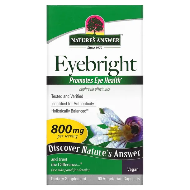 Nature's Answer, Świetlik, 800 mg, 90 kapsułek wegetariańskich (400 mg na k
