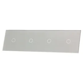 panel-szklany-1-1-1-1-4-puszki-srebrny-livolo