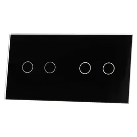 panel-szklany-2-2-2-puszki-czarny-livolo