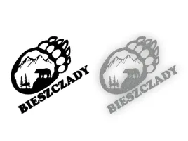 bieszdzady-slad-niedzwiedzia-gory-las-naklejka-na-samochod-na-auto-odblas