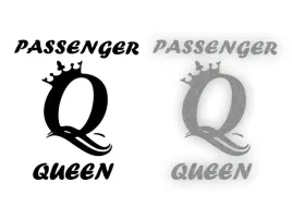 passenger-queen-naklejka-na-samochod-na-auto-odblaskowa