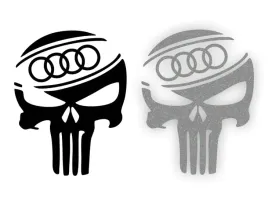 punisher-czaszka-logo-audi-naklejka-na-samochod-na-auto-odblaskowa