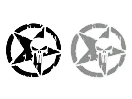 punisher-gwiazda-czacha-naklejka-na-samochod-na-auto-odblaskowa
