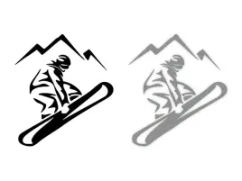 snowboard-w02-naklejka-na-samochod-na-auto-odblaskowa