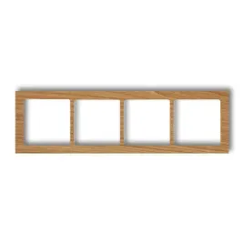 karlik-deco-drd-4f-ramka-uniwersalna-poczworna-drewno-dab