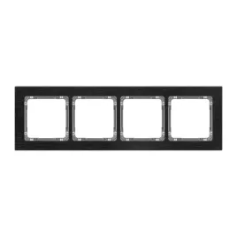 karlik-deco-12-11-dra-4-ramka-uniwersalna-poczworna-aluminium-szczotkowane