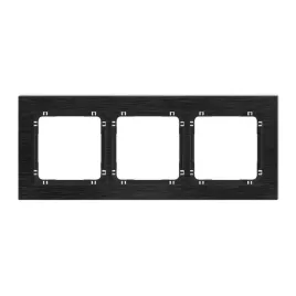 karlik-deco-12-12-dra-3-ramka-uniwersalna-potrojna-aluminium-szczotkowane