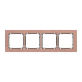 karlik-deco-9-11-dra-4-ramka-uniwersalna-poczworna-aluminium-szczotkowane