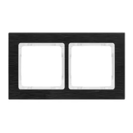 karlik-deco-12-0-dra-2-ramka-uniwersalna-podwojna-aluminium-szczotkowane