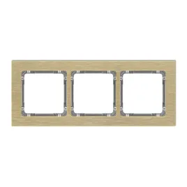 karlik-deco-8-11-dra-3-ramka-uniwersalna-potrojna-aluminium-szczotkowane