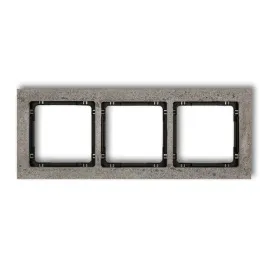 karlik-deco-28-12-drb-3-ramka-uniwersalna-potrojna-beton