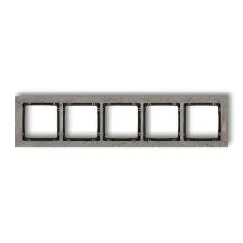 karlik-deco-28-12-drb-5-ramka-uniwersalna-pieciokrotna-beton