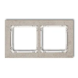 karlik-deco-27-0-drb-2-ramka-uniwersalna-podwojna-beton