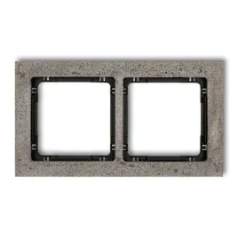 karlik-deco-28-12-drb-2-ramka-uniwersalna-podwojna-beton