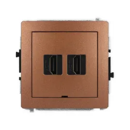 karlik-deco-9dhdmibo-4-gniazdo-podwojne-hdmi-2-0