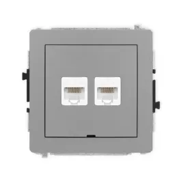 karlik-deco-27dgkbo-2-gniazdo-komputerowe-podwojne-2xrj45