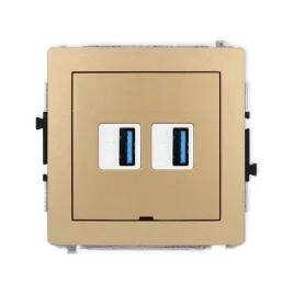 karlik-deco-8dgusbbo-6-gniazdo-podwojne-2xusb-a-a-3-0