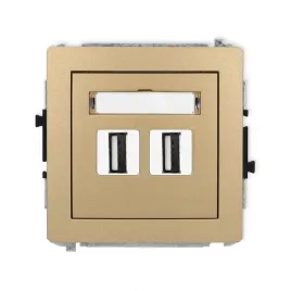 karlik-deco-8dgusb-2-gniazdo-podwojne-2xusb-a-a-2-0