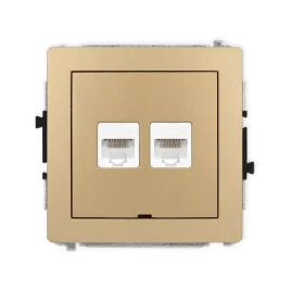 karlik-deco-8dgkbo-2-gniazdo-komputerowe-podwojne-2xrj45