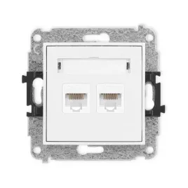 karlik-icon-igk-2-gniazdo-komputerowe-podwojne-2xrj45