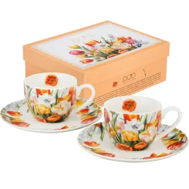 dwie-filizanki-110-ml-ze-spodkami-do-kawy-espresso-flower-classic-tulipany