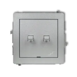karlik-deco-7dwpus-33-lacznik-podwojny-schodowy-w-stylu-amerykanskim