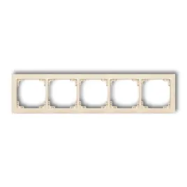 karlik-deco-1drso-5-ramka-uniwersalna-pieciokrotna-z-tworzywa-deco-soft