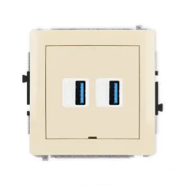 karlik-deco-1dgusbbo-6-mechanizm-gniazda-podwojnego-2xusb-a-a-3-0