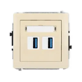 karlik-deco-1dgusb-6-mechanizm-gniazda-podwojnego-2xusb-a-a-3-0