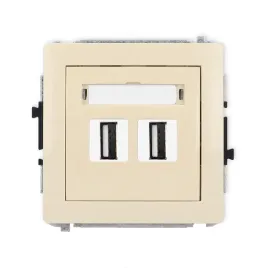 karlik-deco-1dgusb-2-mechanizm-gniazda-podwojnego-2xusb-a-a-2-0