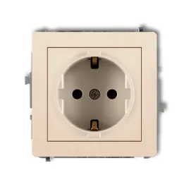 karlik-deco-1dgp-1sp-mechanizm-gniazda-pojedynczego-uziemieniem-schuko-2p-z