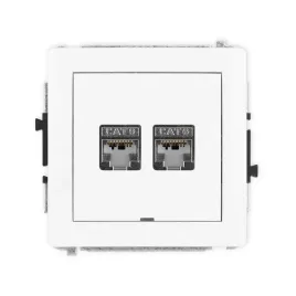 karlik-deco-dgkbo-6-mechanizm-gniazda-komputerowego-podwojnego-2xrj45