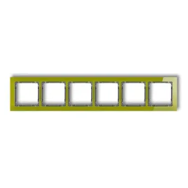karlik-deco-2-11-drs-6-ramka-uniwersalna-szesciokrotna-efekt-szkla