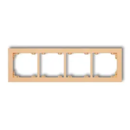 karlik-deco-45dr-4-ramka-uniwersalna-podczworna-z-tworzywa-deco-pastel-matt