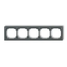 karlik-deco-28drso-5-ramka-uniwersalna-pieciokrotna-z-tworzywa-deco-soft
